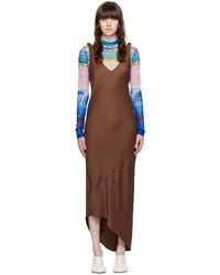 JW Anderson - V-neck Midi Dress - Lyst