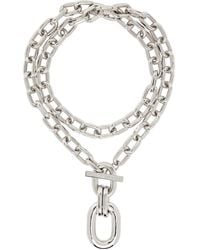 Rabanne - Double Xl Link Necklace - Lyst