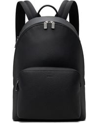 BOSS - Emed-Logo Leather Backpack - Lyst