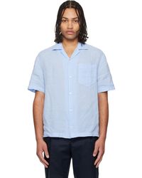 HUGO - Camp Collar Shirt - Lyst