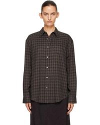 DUNST - Checked Flannel Shirt - Lyst