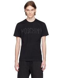 Moschino - T-shirt à logo clouté - Lyst