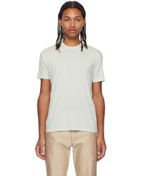 Tom Ford - Off-white Embroidered T-shirt - Lyst