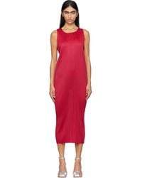 Pleats Please Issey Miyake - New Colorful Basics 4 Maxi Dress - Lyst