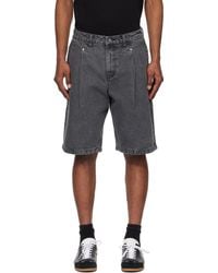 Dime - Pleated Denim Shorts - Lyst
