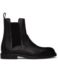 Emporio Armani - Paneled Chelsea Boots - Lyst