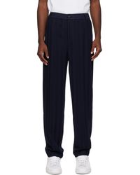 Missoni - Navy Tapered Trousers - Lyst