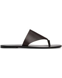 The Row - Avery Thong Sandal Shoes - Lyst
