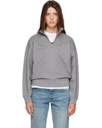 Maison Kitsuné - Baby Fox Half Zipped Sweatshirt - Lyst
