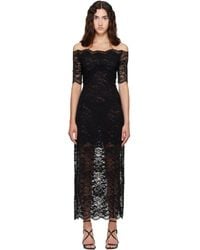 Rabanne - Layered Lace Midi Dress - Lyst