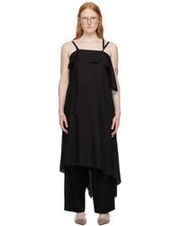 Y's Yohji Yamamoto - Lace-up Midi Dress - Lyst