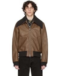 Our Legacy - Pharos Leather Bomber Jacket - Lyst