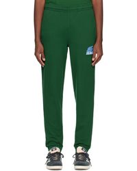 Lacoste - Green Tapered Lounge Pants - Lyst