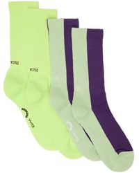 Ensemble de deux paires de chaussettes Coton Socksss pour homme en coloris Vert Homme Vêtements Sous-vêtements Chaussettes 