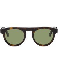 Retrosuperfuture - Tortoiseshell Racer Sunglasses - Lyst