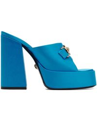 Versace - Blue Medusa '95 Mules - Lyst