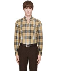 Burberry - Relaxed Fit Check Cotton Shirt - Lyst