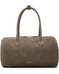 Loulou de Saison - Taupe Claus Cylindric Leather Bag - Lyst