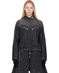 Jean Paul Gaultier - Detachable Glove Denim Jacket - Lyst