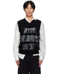MM6 by Maison Margiela - Taped Label Sweater - Lyst