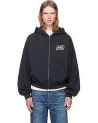Palm Angels - Palm Leaf Loose Zip Hoodie - Lyst