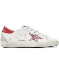 Golden Goose - Ssense Exclusive White Super-star Sneakers - Lyst
