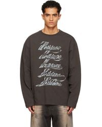 we11done - Se11Done Multi-Logo Long Sleeve T-Shirt - Lyst