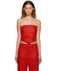 Reformation Dillon Tank Top - Red