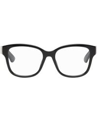 Gucci - Black Square Glasses - Lyst