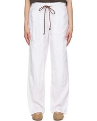 Rag & Bone - Atlas Linen Trousers - Lyst