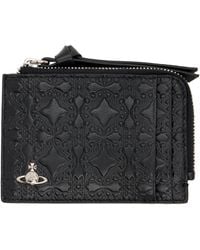 Vivienne Westwood - Embossed Zip Card Holder - Lyst