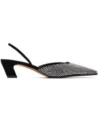 KHAITE - Chaussures À Petit Talon Roosevelt Noires - Lyst