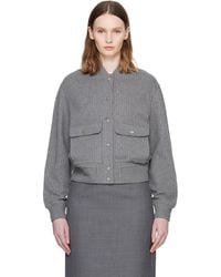 Mackage - Juniper-K Brushed Knit Bomber Jacket - Lyst