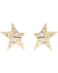 Area - Crystal Star Earrings - Lyst