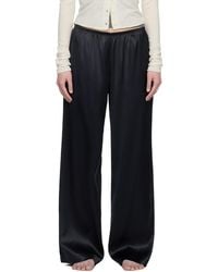 Skims - Heavyweight Satin Wide Leg Lounge Pants - Lyst