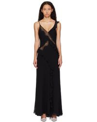 Bec & Bridge - Silk Chiffon Ruffled Maxi Dress - Lyst