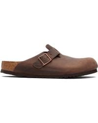 Birkenstock - Regular Boston Soft Footbed Oiled Leather Loafers - Lyst