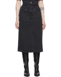 Isabel Marant Cacia Print Silk Midi Skirt in Natural Womens Skirts Isabel Marant Skirts Save 24% 