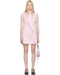 Sandy Liang - ピンク Olga ミニドレス - Lyst