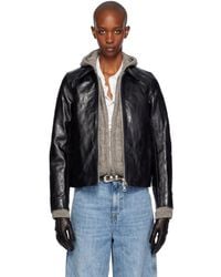 Our Legacy - Vegetable-Tanned Crinkled Leather Jacket - Lyst