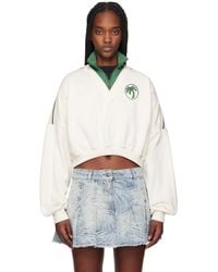 Palm Angels - Off- & Oval Palm Sweatshirt - Lyst