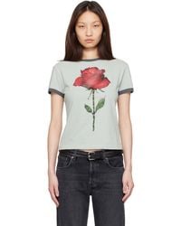 Acne Studios - Graphic Rose T-Shirt - Lyst