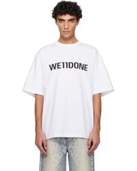 we11done - Large Basic Logo T-Shirt - Lyst