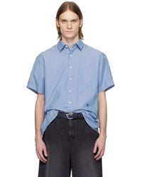 Adererror - ブルー Sig; Trs Tag Half Sleeve 01 シャツ - Lyst