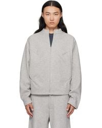 J EONGL I - Hybrid Wool Slash Jacket - Lyst