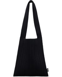 Pleats Please Issey Miyake - Crepe Knit Tote - Lyst