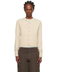 Acne Studios - Yak Wool Fitted Cardigan - Lyst
