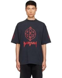 Balenciaga - Metal Bb Crew-neck T-shirt - Lyst