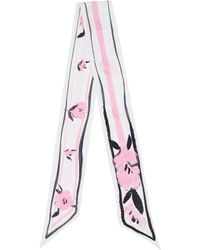Marni - Floral Print Silk Bandeau Scarf - Lyst