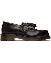 Dr. Martens - Burgundy Adrian Arcadia Leather Tassel Loafers - Lyst
